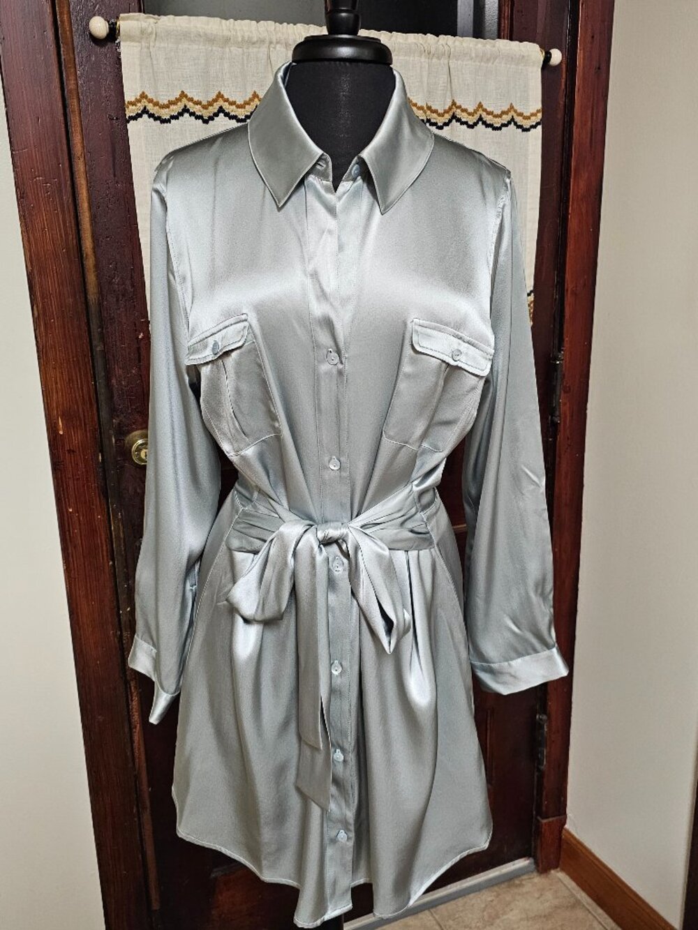 Marjolaine Soie Fantaisie 100% silk dress - size US 14 / FR 46